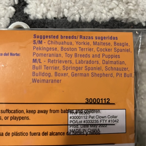 NWT Clown Collar For Cats Or Dogs - Picture 5 of 6